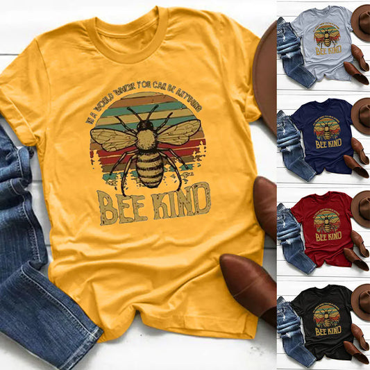 Camiseta de Abeja "Bee Kind"