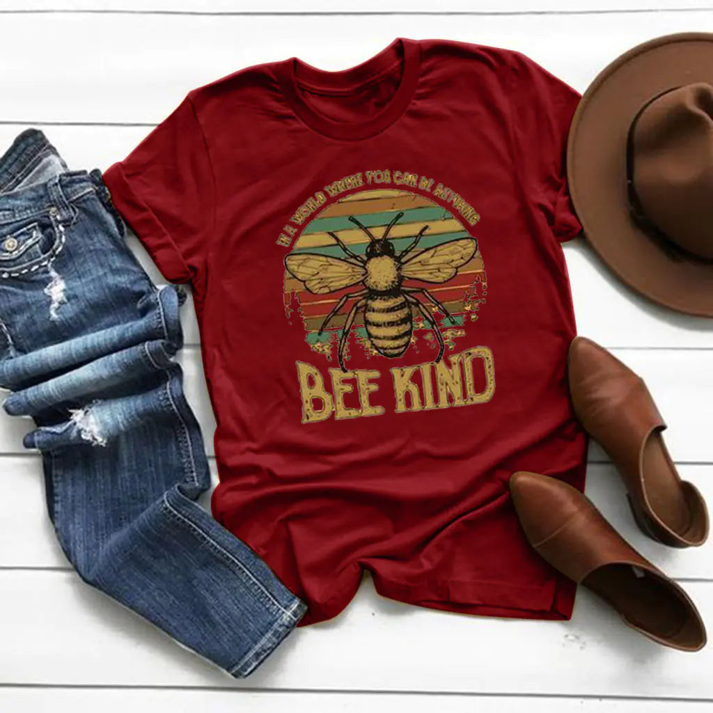Camiseta de Abeja "Bee Kind"